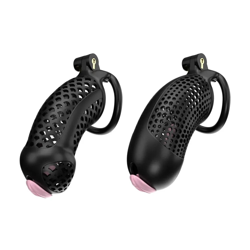 Large Male Chastity Cage Lightweight Plastic Cock Cage for Men for Bdsm-0