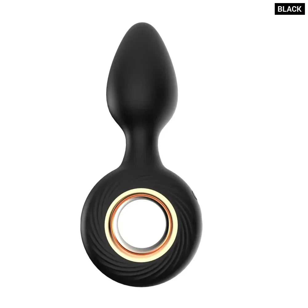 Silicone Anal Plug for Couples Vibrating Prostate Massager-6