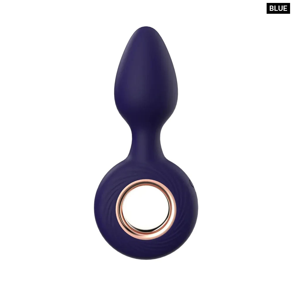 Silicone Anal Plug for Couples Vibrating Prostate Massager-5